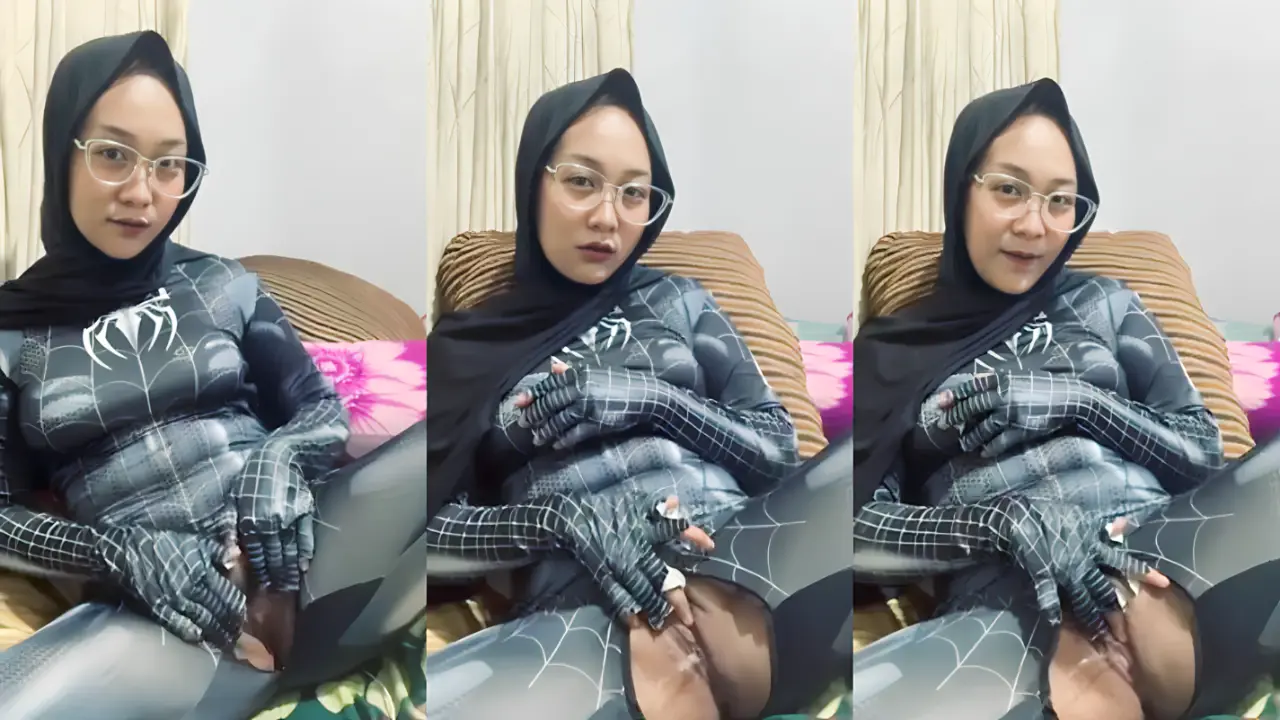 Abg Jilbab Colmek Cosplay Sampe mancur