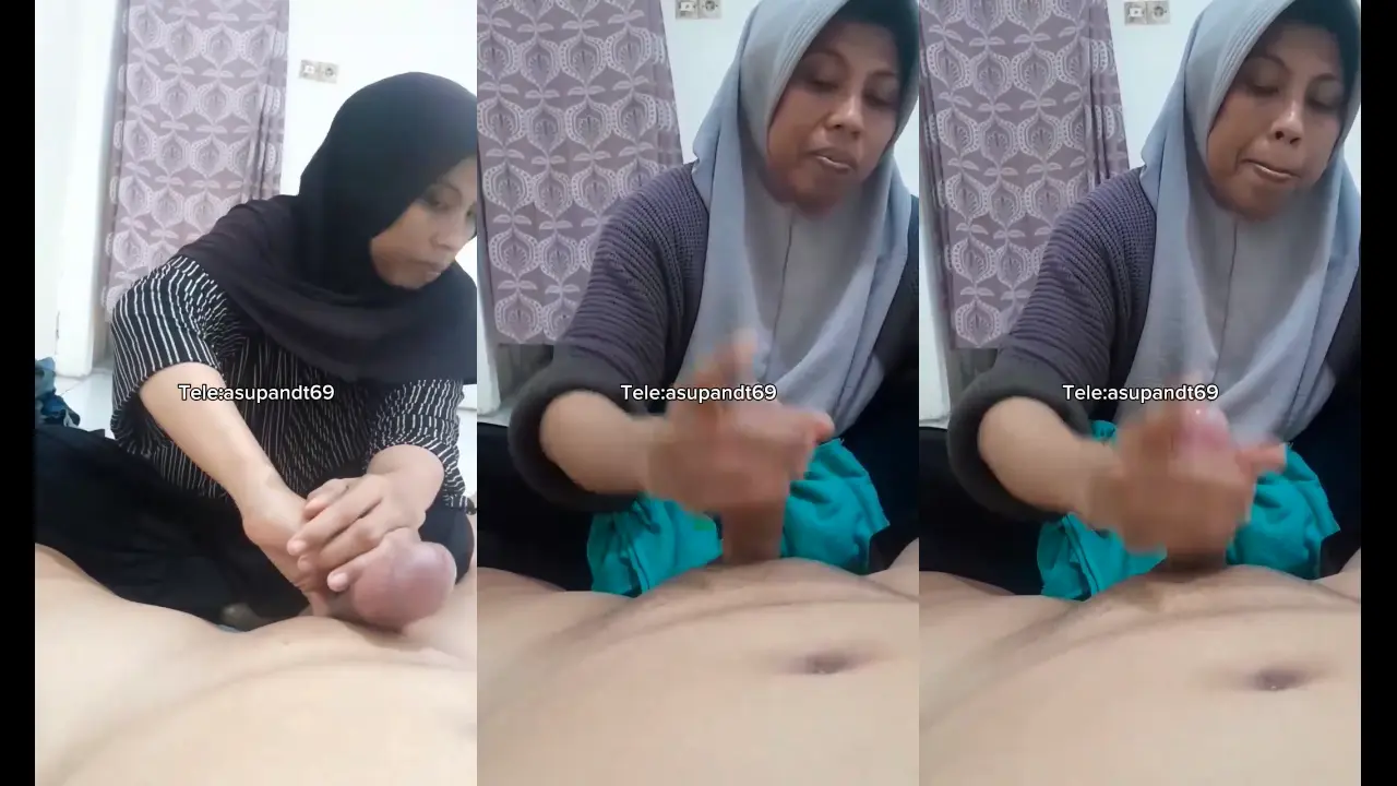 Dipijit tante Berjilbab