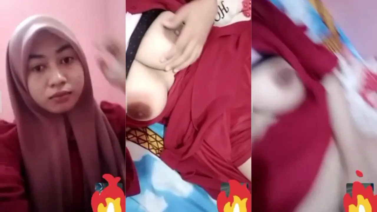 Bokep Vcs Pacar Jilbab sma penurut Omek