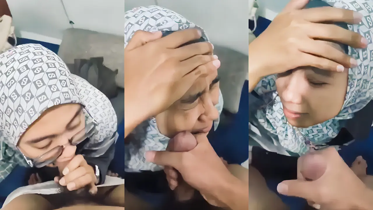 Hijab tempat buang pejuh