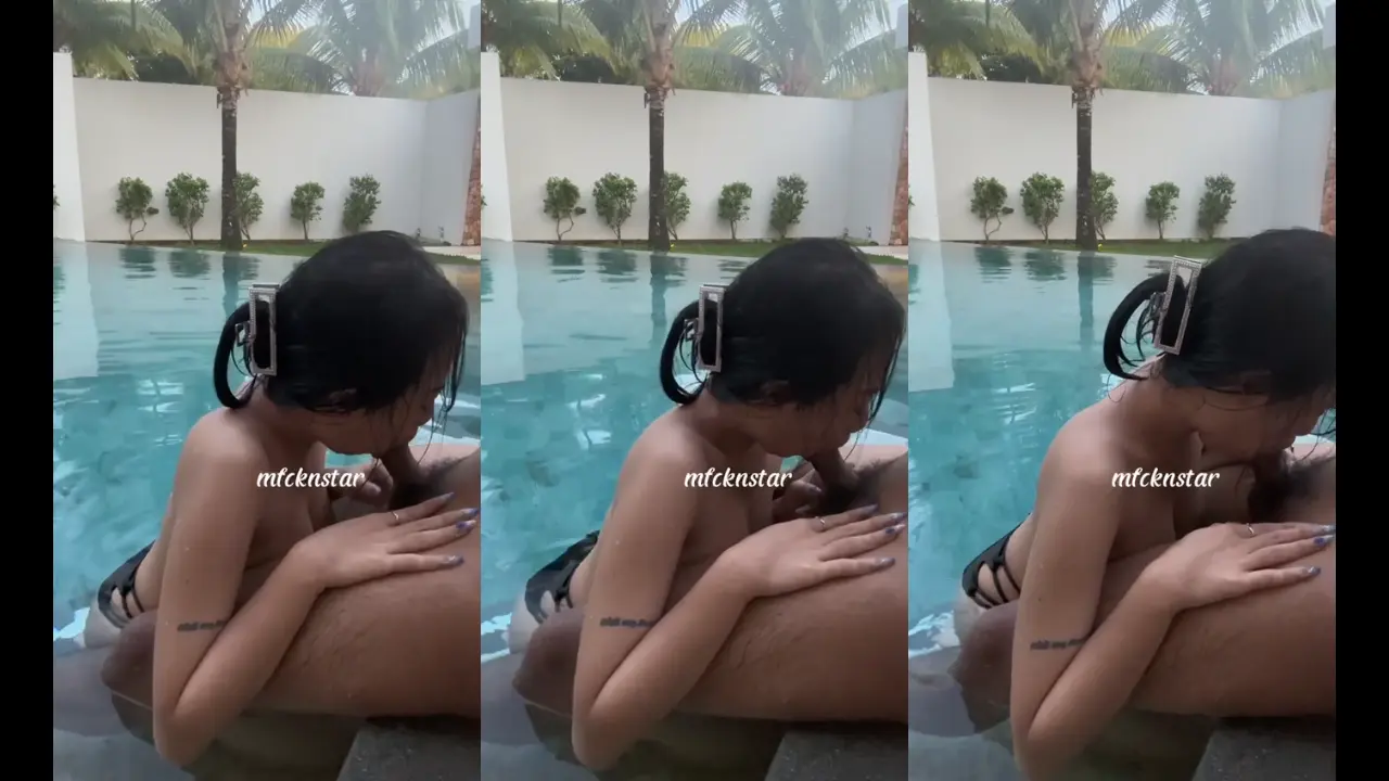 Main di kolam renang pulau bali