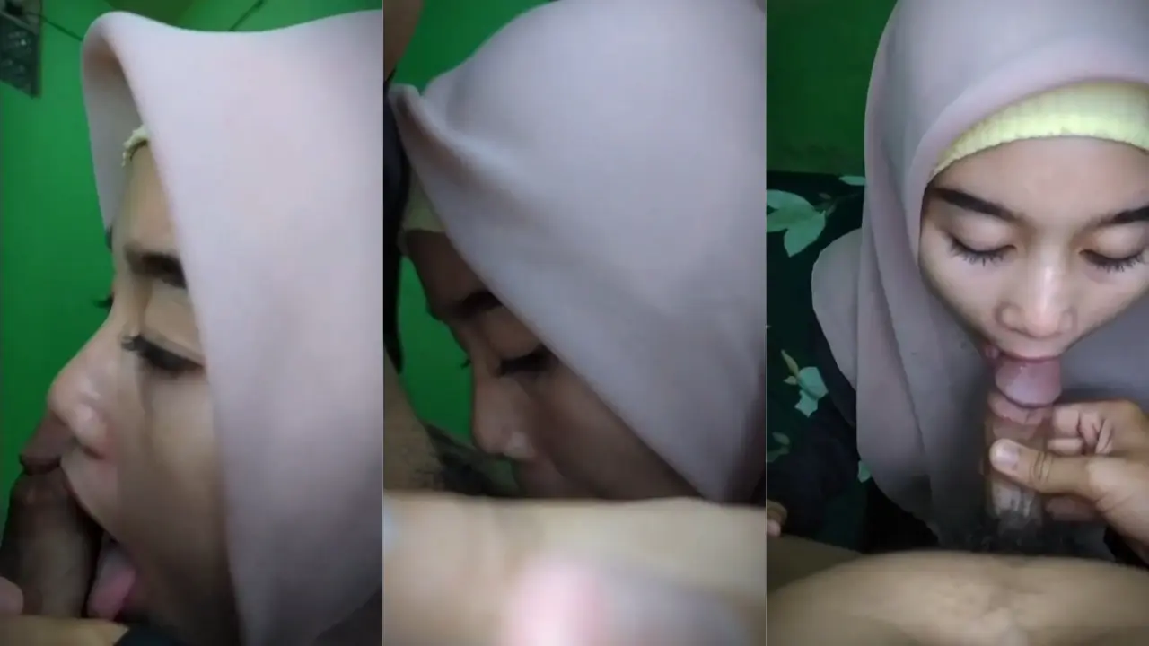 Viral hijab cantik sepong meleleh